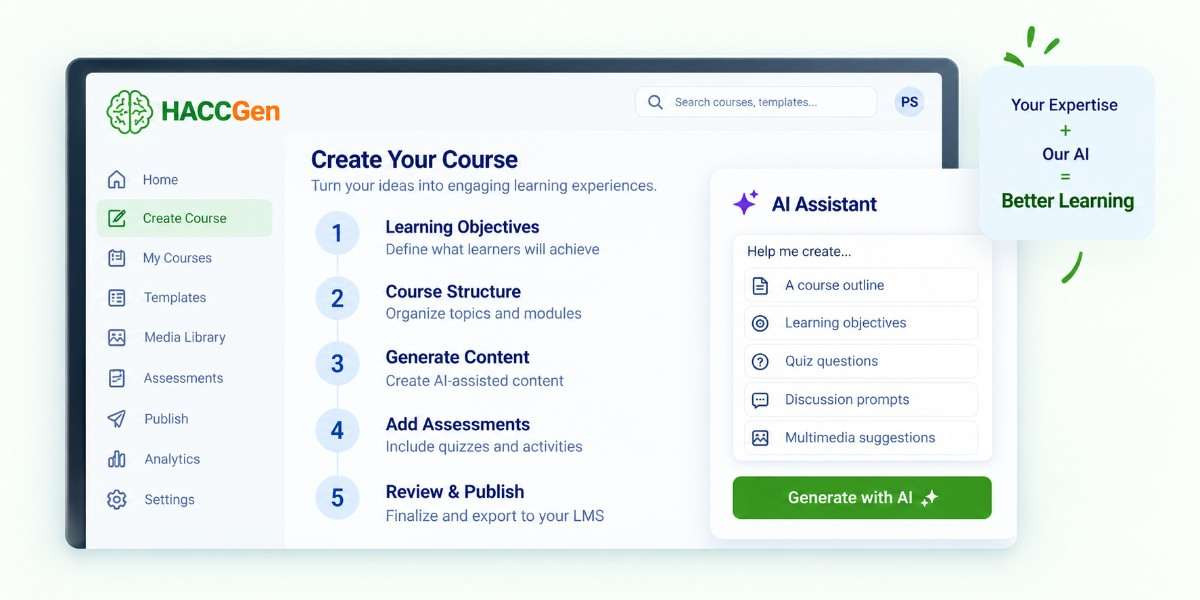 HACC Gen AI-powered corporate learning and course authoring