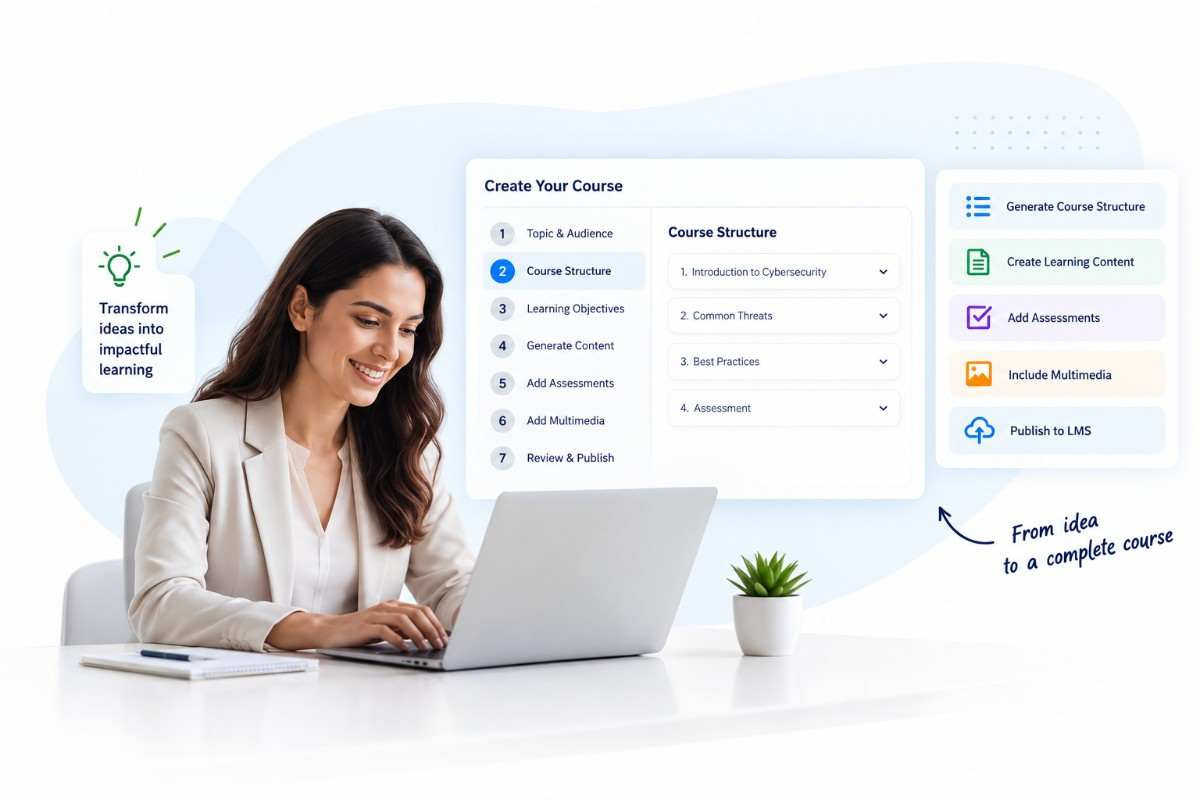 HACC Gen AI-powered corporate learning and course authoring