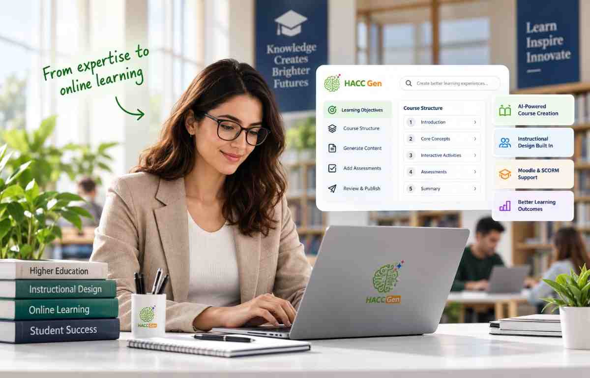 HACC Gen AI-powered corporate learning and course authoring