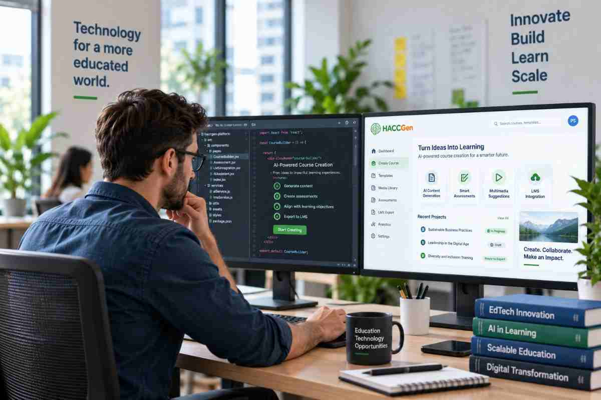 HACC Gen AI-powered corporate learning and course authoring